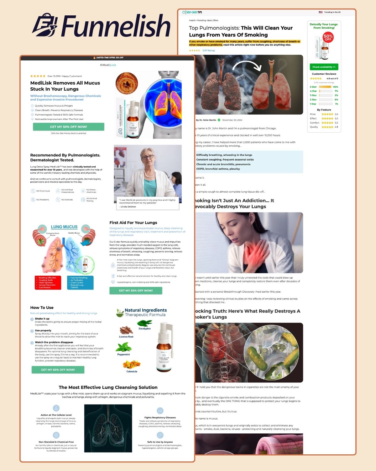 Medilisk Funnel | Funnelish Template