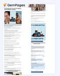 NeuroDrops Advertorial Page | GemPages Template