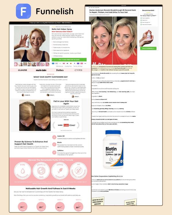 TryBello Funnel | Funnelish Template