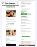 Neck Pain Advertorial Page | GemPages Template