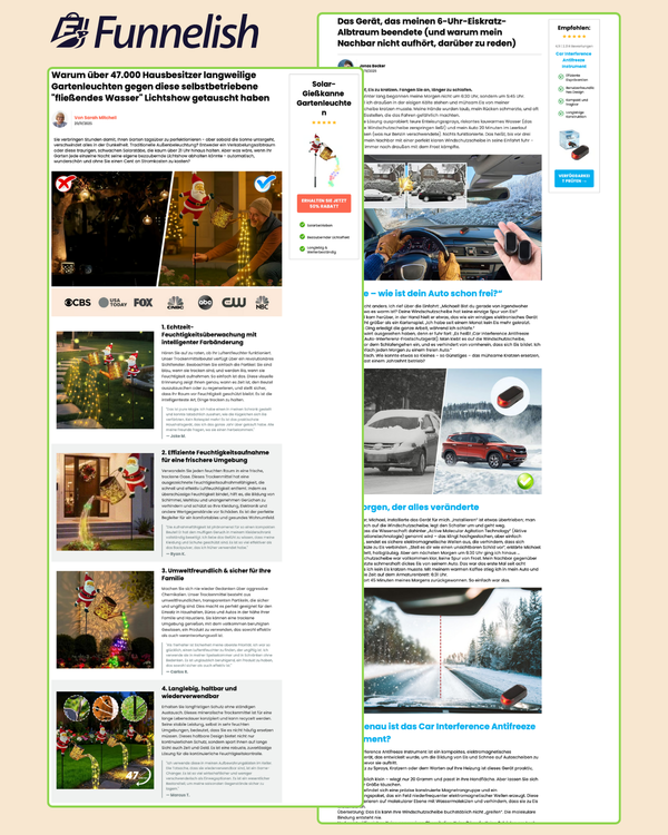 Funnelish Advertorial Combo | Funnelish Template