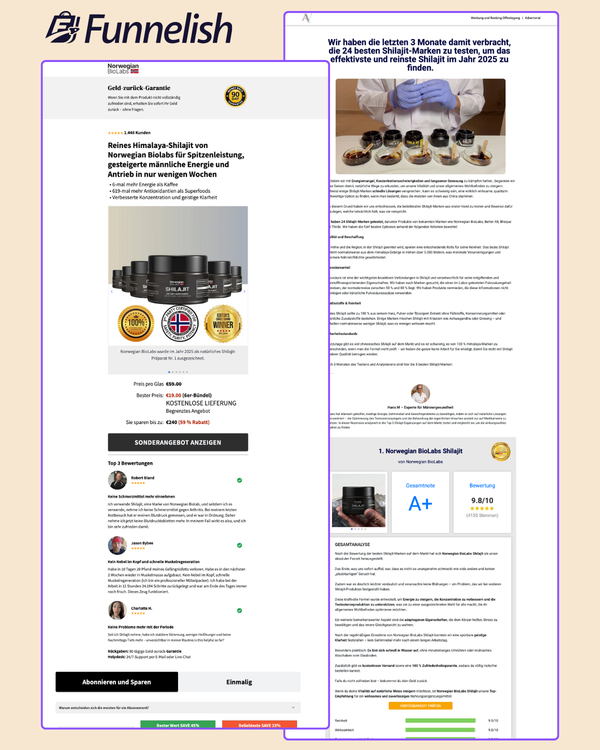 Himalayan Shilajit Funnel | Funnelish Template