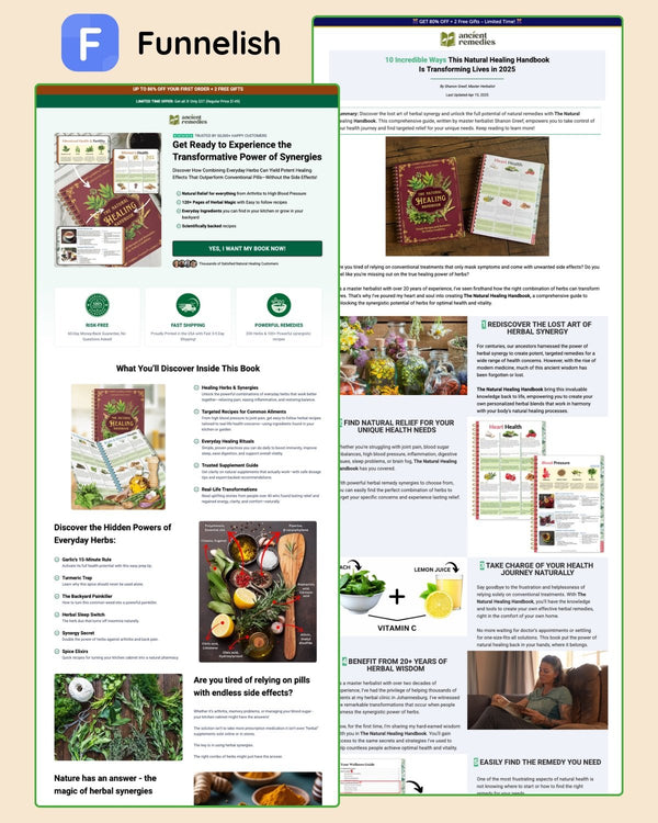 Ancient Remedies Funnel #3 | Funnelish Template