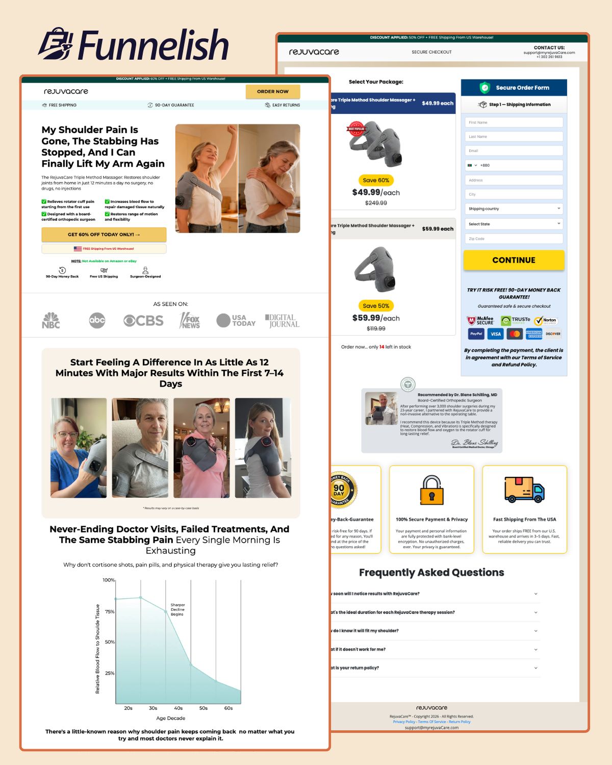 RejuvaCare Funnel V2 | Funnelish Template