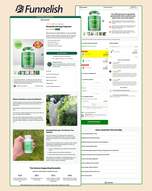 Rosabella Funnel | Funnelish Template