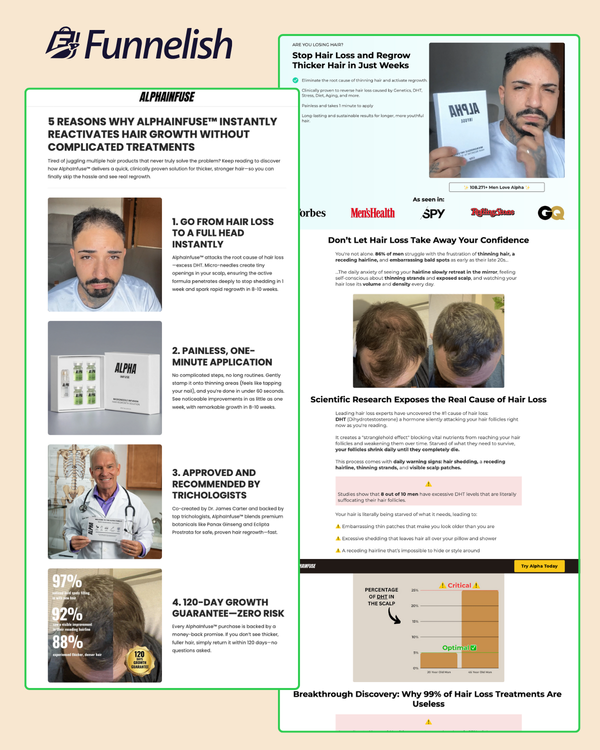 AlphaInfuse Funnel | Funnelish Template