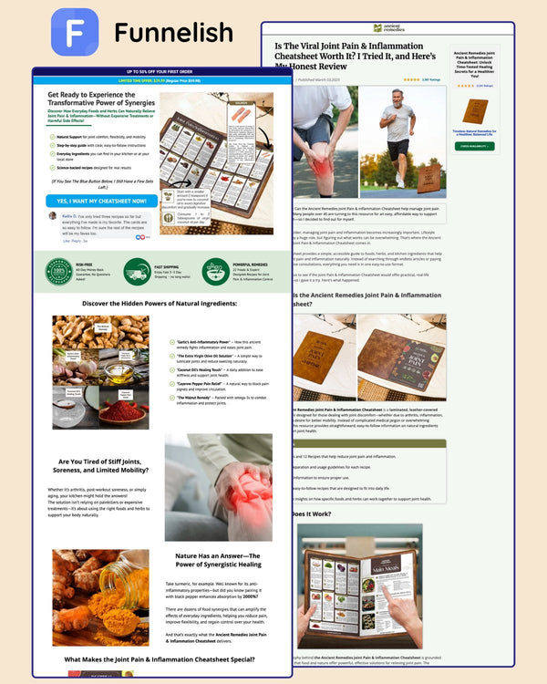 Ancient Remedies Funnel #1 | Funnelish Template