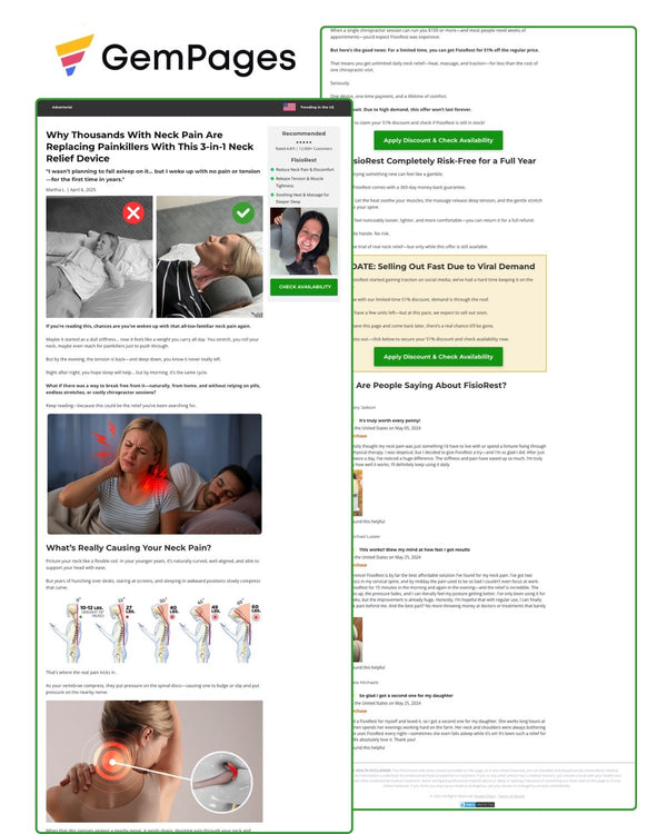 Editorial 3 - QL Advertorial Page | GemPages Template