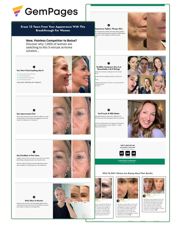 Try-Glamory Listicle Page | Gempages Template