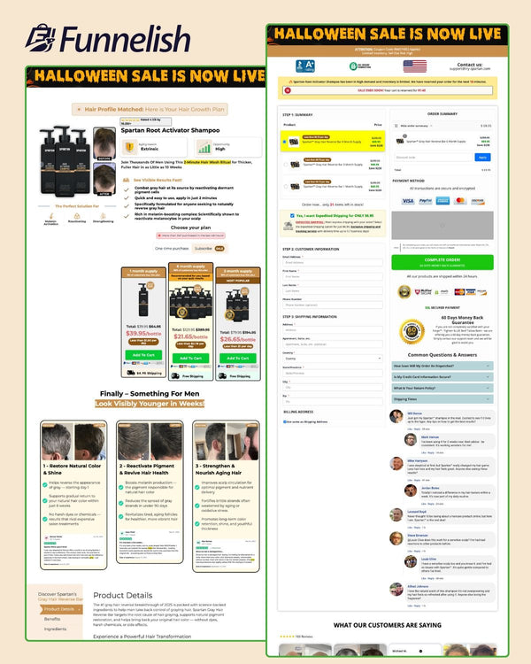 Try Spartan Funnel | Funnelish Template