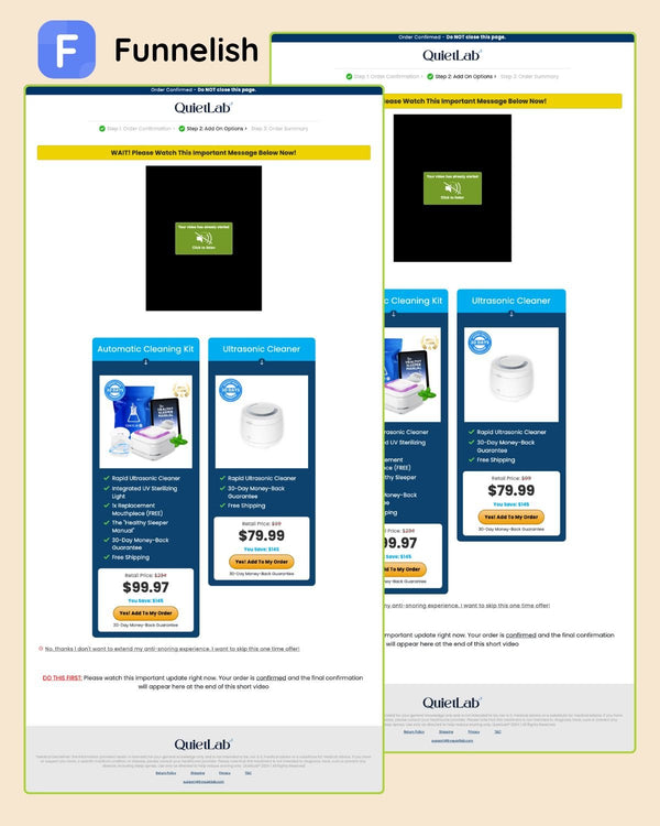 QuiteLab VSL Page | Funnelish Template